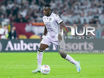 Hassane Kamara of Udinese Calcio during the Serie A Enilive match between AS Roma and Udinese Calcio at Stadio Olimpico on September 22, 202...