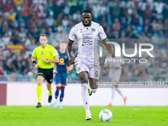 Keinan Davis of Udinese Calcio during the Serie A Enilive match between AS Roma and Udinese Calcio at Stadio Olimpico on September 22, 2024...