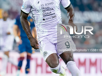 Keinan Davis of Udinese Calcio during the Serie A Enilive match between AS Roma and Udinese Calcio at Stadio Olimpico on September 22, 2024...