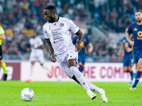 Keinan Davis of Udinese Calcio during the Serie A Enilive match between AS Roma and Udinese Calcio at Stadio Olimpico on September 22, 2024...