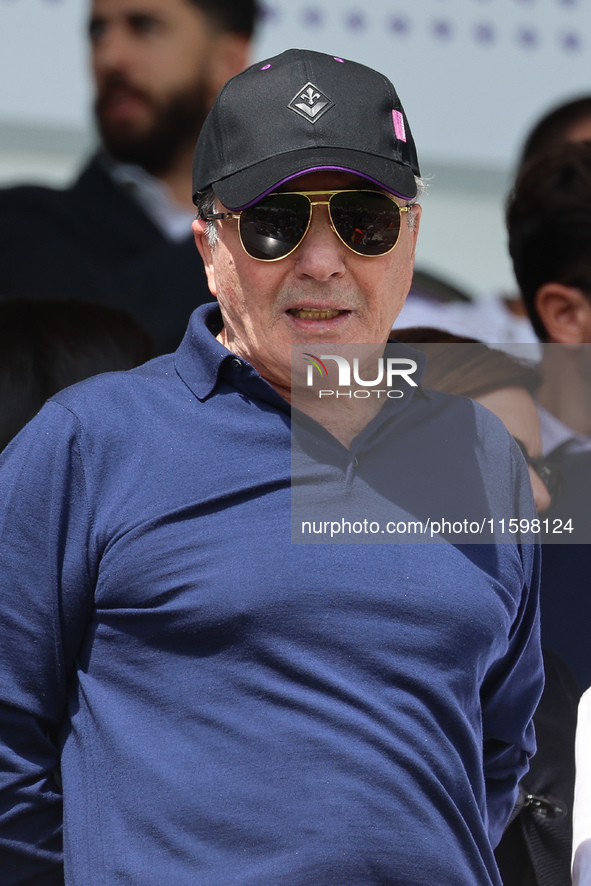 The President of Acf Fiorentina Rocco Commisso during the Italian Serie A football match between ACF Fiorentina and SS Lazio ,on September 2...