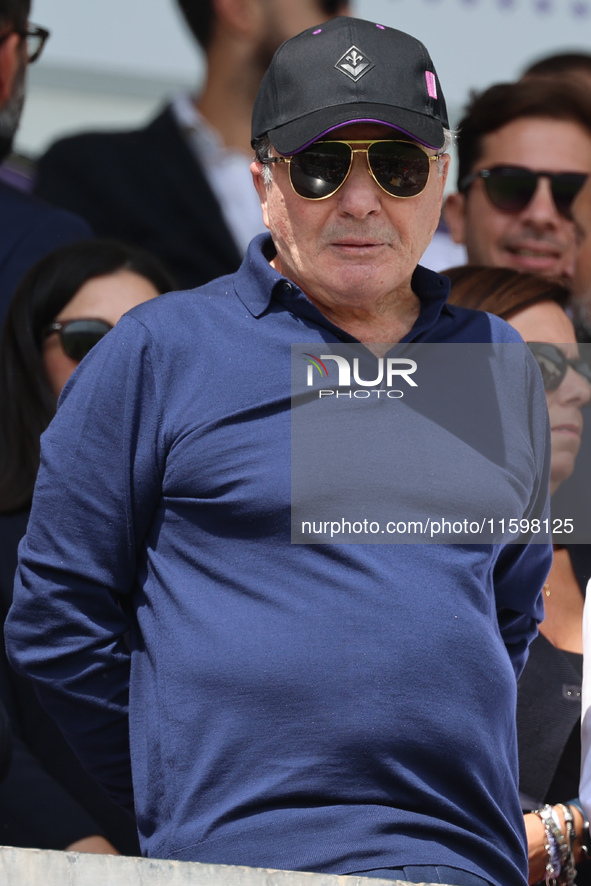 The President of Acf Fiorentina Rocco Commisso during the Italian Serie A football match between ACF Fiorentina and SS Lazio ,on September 2...