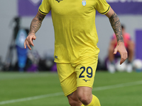 Manuel Lazzari of SS Lazio controls the ball during  the Italian Serie A football match between ACF Fiorentina and SS Lazio ,on September 22...