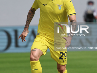 Manuel Lazzari of SS Lazio controls the ball during the Italian Serie A football match between ACF Fiorentina and SS Lazio ,on September 22...