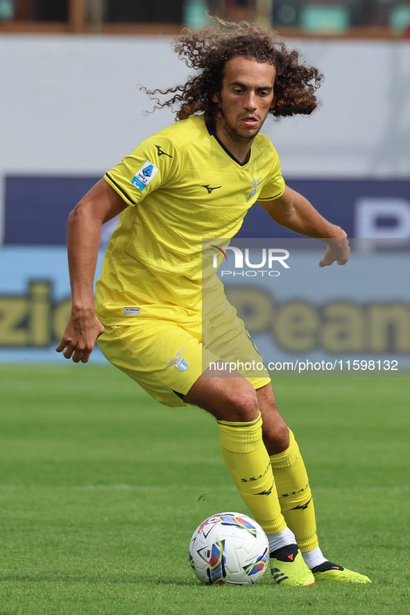 Matteo Guendouzi of SS Lazio controls the ball during  the Italian Serie A football match between ACF Fiorentina and SS Lazio ,on September...