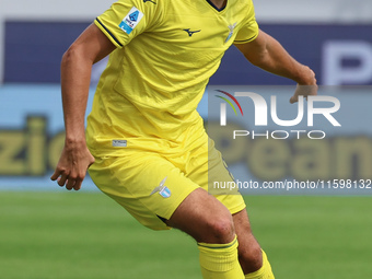 Matteo Guendouzi of SS Lazio controls the ball during  the Italian Serie A football match between ACF Fiorentina and SS Lazio ,on September...