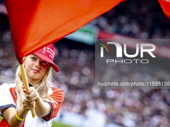 Feyenoord Sophia Day takes place during the match between Feyenoord and NAC at Stadium De Kuip for the Dutch Eredivisie season 2024-2025 in...