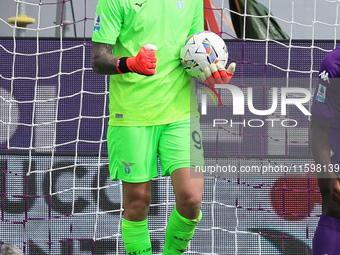 Ivan Provedel of SS Lazio during the Italian Serie A football match between ACF Fiorentina and SS Lazio ,on September 22 , 2024 at the Artem...