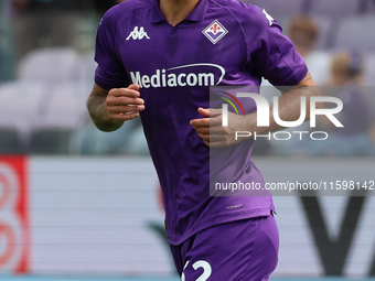 Danilo Cataldi of ACF Fiorentina during the Italian Serie A football match between ACF Fiorentina and SS Lazio ,on September 22 , 2024 at th...