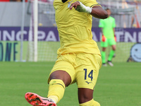 Tijjani Noslin of SS Lazio controls the ball during  the Italian Serie A football match between ACF Fiorentina and SS Lazio ,on September 22...