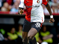 Feyenoord Rotterdam forward Ibrahim Osman during the match between Feyenoord and NAC at Stadium De Kuip for the Dutch Eredivisie season 2024...