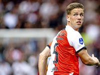 Feyenoord Rotterdam defender Gijs Smal during the match between Feyenoord and NAC at Stadium De Kuip for the Dutch Eredivisie season 2024-20...