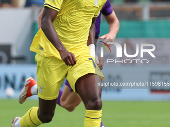 Boulaye Dia of SS Lazio controls the ball during  the Italian Serie A football match between ACF Fiorentina and SS Lazio ,on September 22 ,...