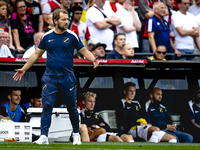 NAC assistant trainer Tomasz Kaczmarek during the match between Feyenoord and NAC at Stadium De Kuip for the Dutch Eredivisie season 2024-20...