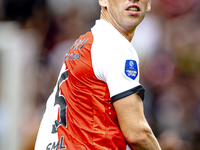 Feyenoord Rotterdam defender Gijs Smal during the match between Feyenoord and NAC at Stadium De Kuip for the Dutch Eredivisie season 2024-20...