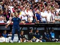 NAC assistant trainer Tomasz Kaczmarek during the match between Feyenoord and NAC at Stadium De Kuip for the Dutch Eredivisie season 2024-20...