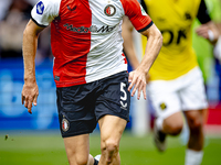 Feyenoord Rotterdam defender Gijs Smal during the match between Feyenoord and NAC at Stadium De Kuip for the Dutch Eredivisie season 2024-20...