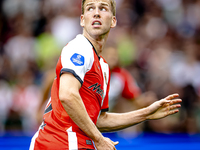 Feyenoord Rotterdam defender Gijs Smal during the match between Feyenoord and NAC at Stadium De Kuip for the Dutch Eredivisie season 2024-20...