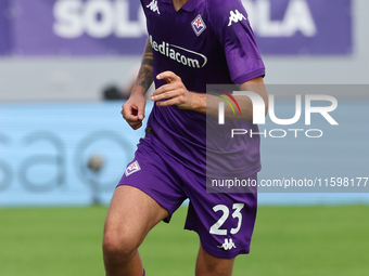 Andrea Colpani of ACF Fiorentina during the Italian Serie A football match between ACF Fiorentina and SS Lazio ,on September 22 , 2024 at th...