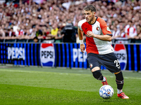 Feyenoord Rotterdam forward Santiago Gimenez during the match between Feyenoord and NAC at Stadium De Kuip for the Dutch Eredivisie season 2...