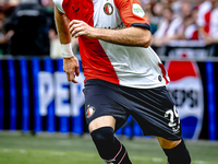 Feyenoord Rotterdam forward Santiago Gimenez during the match between Feyenoord and NAC at Stadium De Kuip for the Dutch Eredivisie season 2...