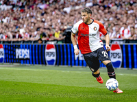 Feyenoord Rotterdam forward Santiago Gimenez during the match between Feyenoord and NAC at Stadium De Kuip for the Dutch Eredivisie season 2...