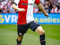 Feyenoord Rotterdam midfielder Inbeom Hwang plays during the match between Feyenoord and NAC at Stadium De Kuip for the Dutch Eredivisie sea...