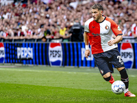 Feyenoord Rotterdam forward Santiago Gimenez during the match between Feyenoord and NAC at Stadium De Kuip for the Dutch Eredivisie season 2...