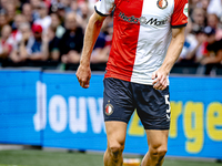 Feyenoord Rotterdam defender Gijs Smal during the match between Feyenoord and NAC at Stadium De Kuip for the Dutch Eredivisie season 2024-20...