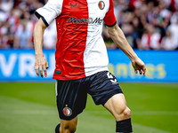 Feyenoord Rotterdam midfielder Inbeom Hwang plays during the match between Feyenoord and NAC at Stadium De Kuip for the Dutch Eredivisie sea...