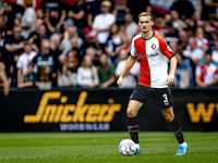 Feyenoord Rotterdam defender Thomas Beelen plays during the match between Feyenoord and NAC at Stadium De Kuip for the Dutch Eredivisie seas...