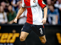 Feyenoord Rotterdam defender Thomas Beelen plays during the match between Feyenoord and NAC at Stadium De Kuip for the Dutch Eredivisie seas...