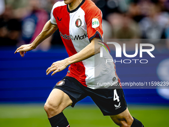 Feyenoord Rotterdam midfielder Inbeom Hwang plays during the match between Feyenoord and NAC at Stadium De Kuip for the Dutch Eredivisie sea...