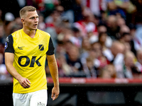 NAC Breda defender Boy Kemper during the match between Feyenoord and NAC at Stadium De Kuip for the Dutch Eredivisie season 2024-2025 in Rot...