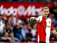 Feyenoord Rotterdam defender Thomas Beelen plays during the match between Feyenoord and NAC at Stadium De Kuip for the Dutch Eredivisie seas...