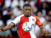 Feyenoord Rotterdam midfielder Antoni Milambo plays during the match between Feyenoord and NAC at Stadium De Kuip for the Dutch Eredivisie s...