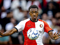 Feyenoord Rotterdam midfielder Antoni Milambo plays during the match between Feyenoord and NAC at Stadium De Kuip for the Dutch Eredivisie s...