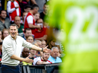 Feyenoord Rotterdam trainer Brian Priske during the match Feyenoord vs. NAC at the Stadium De Kuip for the Dutch Eredivisie season 2024-2025...