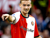 Feyenoord Rotterdam defender Thomas Beelen plays during the match between Feyenoord and NAC at Stadium De Kuip for the Dutch Eredivisie seas...