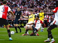 NAC Breda player, Feyenoord Rotterdam midfielder Antoni Milambo, during the match Feyenoord vs. NAC at Stadium De Kuip for the Dutch Eredivi...