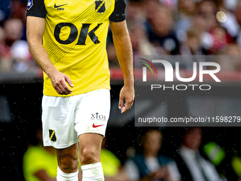 NAC Breda defender Boy Kemper during the match between Feyenoord and NAC at Stadium De Kuip for the Dutch Eredivisie season 2024-2025 in Rot...