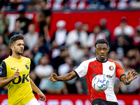 Feyenoord Rotterdam midfielder Antoni Milambo plays during the match between Feyenoord and NAC at Stadium De Kuip for the Dutch Eredivisie s...