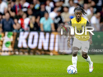 NAC Breda forward Sana Fernandes during the match between Feyenoord and NAC at Stadium De Kuip for the Dutch Eredivisie season 2024-2025 in...