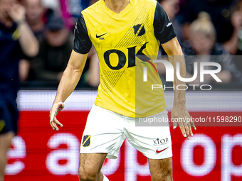 NAC Breda defender Leo Greiml during the match between Feyenoord and NAC at Stadium De Kuip for the Dutch Eredivisie season 2024-2025 in Rot...