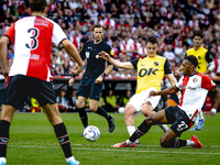 NAC Breda player, Feyenoord Rotterdam midfielder Antoni Milambo, during the match Feyenoord vs. NAC at Stadium De Kuip for the Dutch Eredivi...