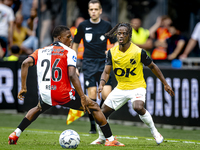 NAC Breda forward Sana Fernandes during the match between Feyenoord and NAC at Stadium De Kuip for the Dutch Eredivisie season 2024-2025 in...