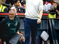 Feyenoord Rotterdam trainer Brian Priske during the match Feyenoord vs. NAC at the Stadium De Kuip for the Dutch Eredivisie season 2024-2025...