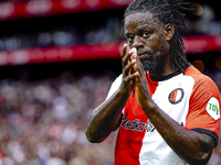 Feyenoord Rotterdam defender Jordan Lotomba during the match Feyenoord vs. NAC at Stadium De Kuip for the Dutch Eredivisie season 2024-2025...