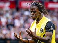 NAC Breda forward Sana Fernandes during the match between Feyenoord and NAC at Stadium De Kuip for the Dutch Eredivisie season 2024-2025 in...