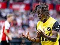 NAC Breda forward Sana Fernandes during the match between Feyenoord and NAC at Stadium De Kuip for the Dutch Eredivisie season 2024-2025 in...